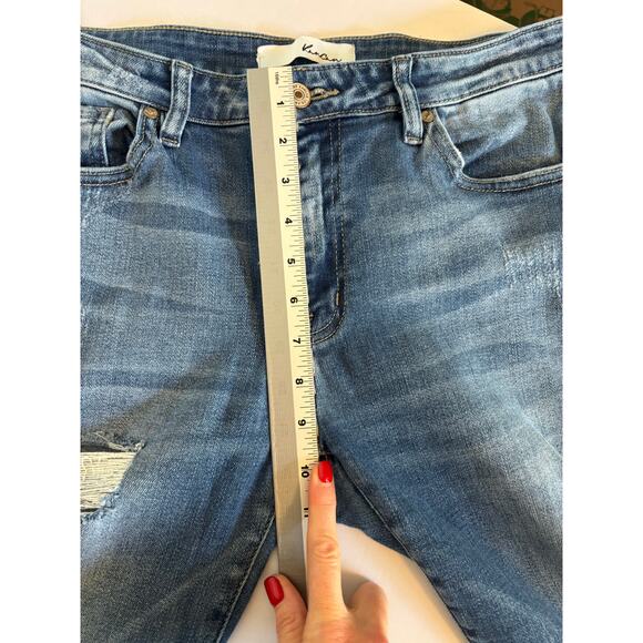 KanCan Womens 30 Ripped Distressed Stretch Denim Jeans 90's Y2K Streetwear Urban - Picture 8 of 10